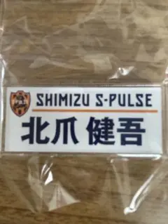 北爪健吾選手　名札バッチ