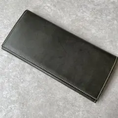 美品【定価3万】完売品 万双 ブライドル 長財布（小銭入付） グリーン