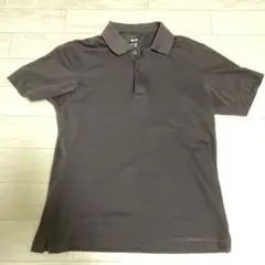UNIQLO エアリズムコットンカノコポロシャツ Sサイズ　ダークブラウン