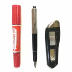 ビリビリグッズ♪文房具3点セット 誰が一番ビビりかな?