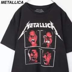 【ワールドツアー】メタリカ バンドTシャツ ロックTシャツ 両面プリント バンT