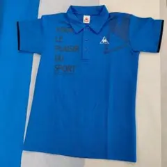 le coq sportif 青 ポロシャツ