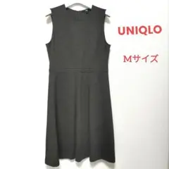 ユニクロ ジャンバースカート ノースリーブワンピース