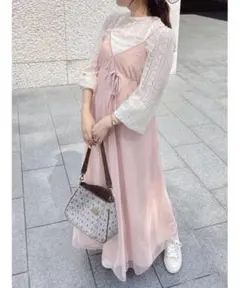 新品タグ付き Jumelle ジュメロ harpチュールワンピース ピンク S