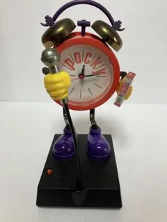 ダンシングクロック　ポッキー　グリコ　ノベルティ　非売品　レア　置き時計