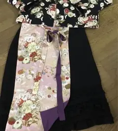 カネコイサオ菊縮緬和柄エプロンピンクハウス