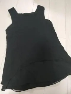 COMME CA ISM ブラックタンクトップ サイズ9