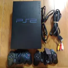 PlayStation 2 本体 コントローラー2つ付き