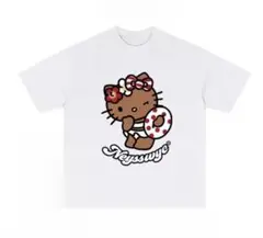 新品未使用　日焼けキティ　ホワイトTシャツ Sサイズ