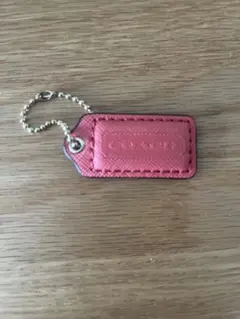 COACH レッドレザー キーホルダー　チャーム