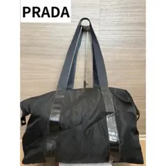 PRADA ボストンバッグ ナイロン ブラック プラダ