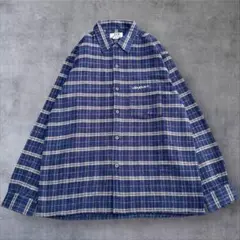 B524/ピコ piko 長袖シャツ チェックシャツ 90s 90年代 L