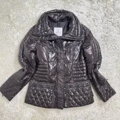 ✨ほぼ新品✨モンクレール ダウンジャケット ツヤ加工 ナイロン ダークブラウン