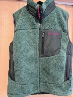 Columbia フリースベスト グリーン