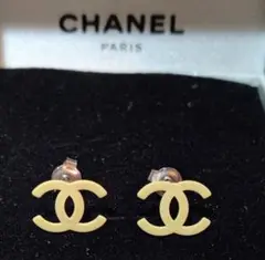 CHANEL シャネル ココマーク ピアス 両耳用 イエロー 00T 2000年