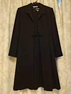 HIROMI YOSHIDA ブラックワンピーススーツ 11号