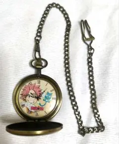 懐中時計　ナツ＆ハッピー 懐中時計 「FAIRY TAIL フェアリーテイル」