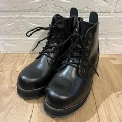 【美品】 Wild Wing 厚底スワロー 本革バイクブーツ おしゃれ