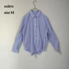 nokto ノクト ストライプシャツ M