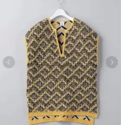 roku DIAMOND MOTIF SKIPPER KNIT VEST ベスト
