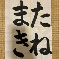 2025JA書道コンクール小3年半紙手本『たねまき』