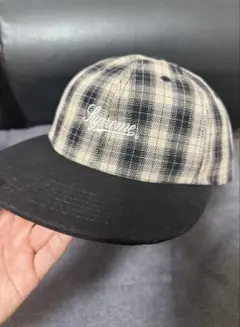 Supreme チェック柄 ベースボールキャップ 24ss