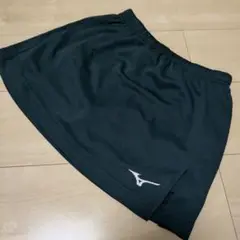 Mizuno 黒 インナー付きテニススコート　M