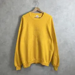 90s USA製 黄色 クローバー スウェット ビッグサイズ vintage