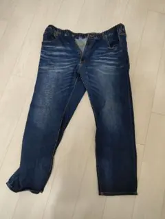ダークブルーデニム パンツ 3L-4Lサイズ 使用回数 少