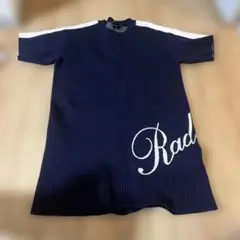 Rady ネイビー ニットワンピース 半袖