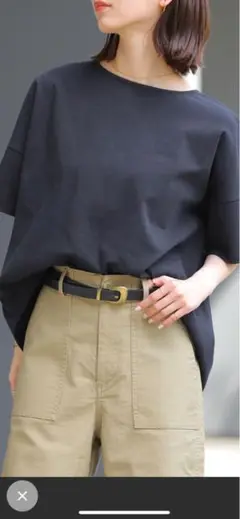 relume⭐︎美品⭐︎ADDICTポンチクルーネックタックプルオーバー ネイビー