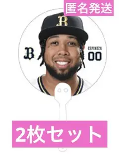 オリックスバファローズ エスピノーザ選手 シークレットミニうちわ2枚セット