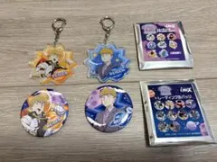 モブサイコ100 霊幻新隆 アクリルキーホルダーと缶バッジセット