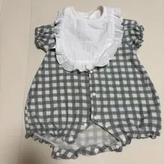 ニコハグ　チェック柄　夏用　70センチ