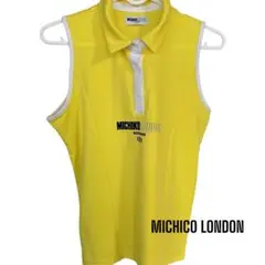 MICHIKO LONDON イエロー ゴルフシャツ　S