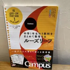 ルーズリーフ参考書 5教科 中1