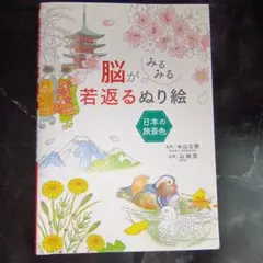 脳がみるみる若返るぬり絵 日本の旅景色　大人の塗り絵