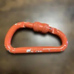 ポーター　オレンジ スクリューゲート カラビナ