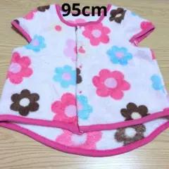 花柄 フリース スリーパー