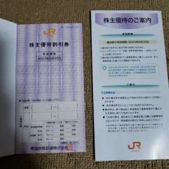 【送料無料】5枚セットJR東海 株主優待割引券