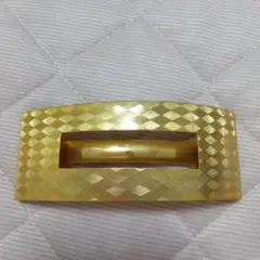 【SHIPS】お洒落な金色のバレッタ