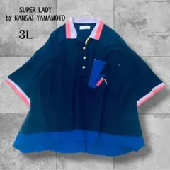 【KANSAI YAMAMOTO 】SUPER LADY ポロシャツ 3L