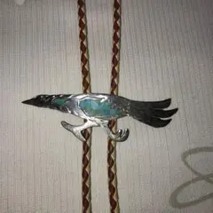 メキシコ シルバー ターコイズ ロードランナー ループタイ