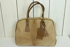 ハワイ正規店購入【超美品】☆PRADA プラダ:ハラコ ボストンバッグ