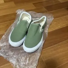 VANS オリーブグリーン スリッポン