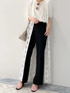 定価24200円→11000円‼️プラージュ レースロング ジレワンピース