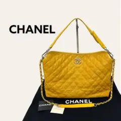 シャネル ココマーク金具 マトラッセ キャビアスキン チェーン ショルダーバッグ