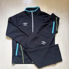 umbro ジャージ上下セット ブラック/ブルー/グリーン