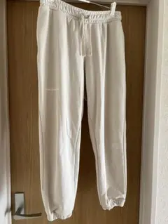 New Balance ホワイト スウェットパンツ　M