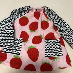 120 スモッグ　苺　B ピンク長袖